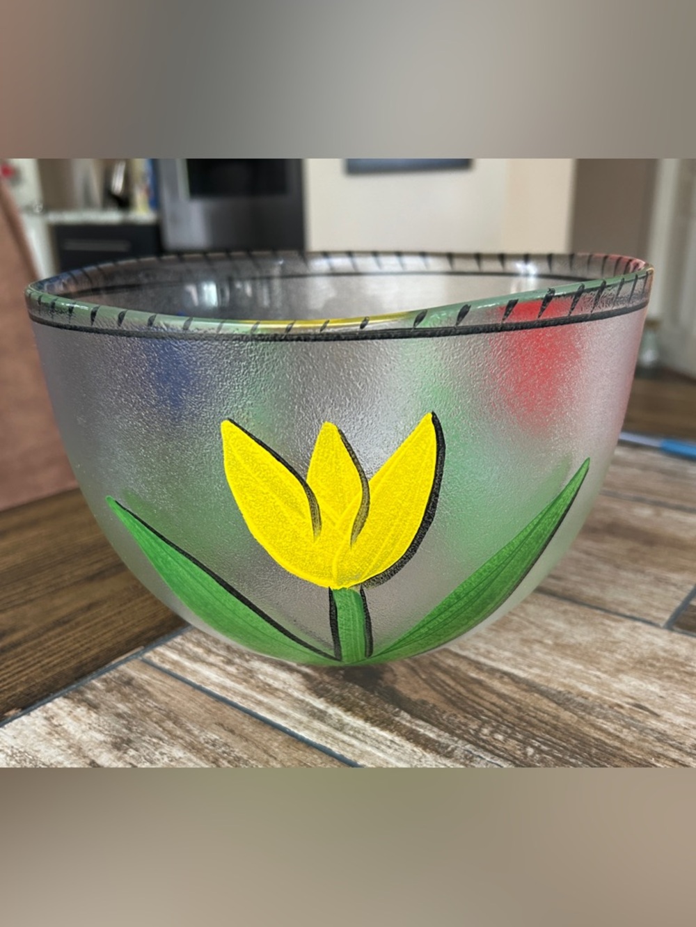VTG Kosta Boda Tulipa Serving Bowl